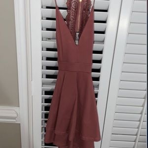 pretty pink Windsor formal dress.